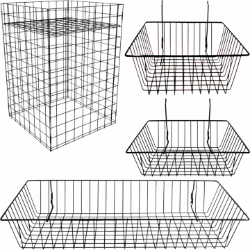 Black Wire Baskets